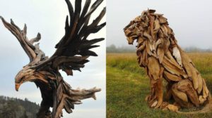 Esculturas madera artista