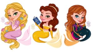 ¿Qué pasaría si las princesas Disney fueran Sirenas?
