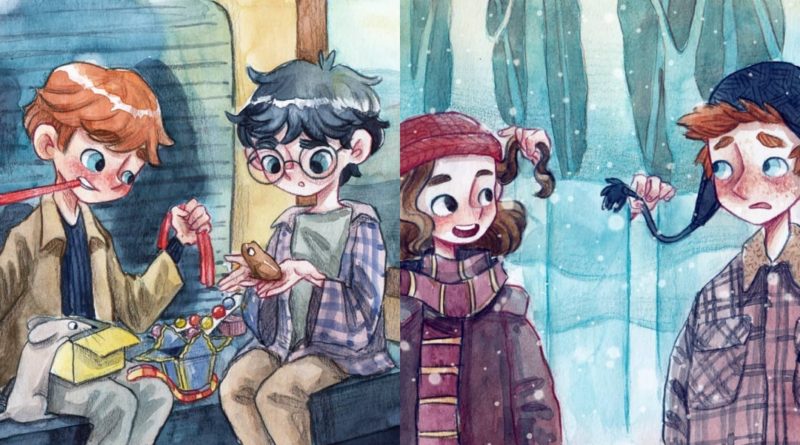 Las ilustraciones de Harry Potter de Lea