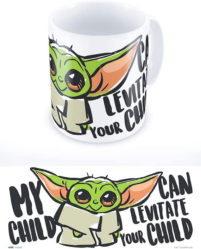 La taza más molona de Baby Yoda