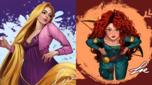 Las princesas de Disney en su versión moderna