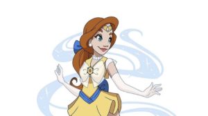 Sailor moon con personajes Disney