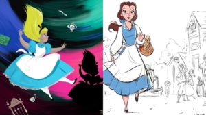 coloridas ilustraciones de Disney