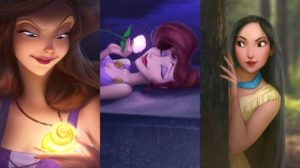 los personajes de Disney en 3D