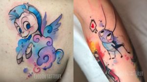 Los tatuajes a todo color de Claudia Denti