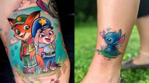 Los tatuajes de Gina Fote
