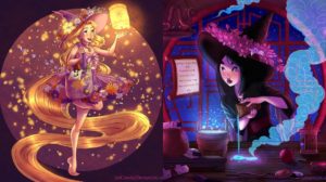 Las princesas Disney como brujas
