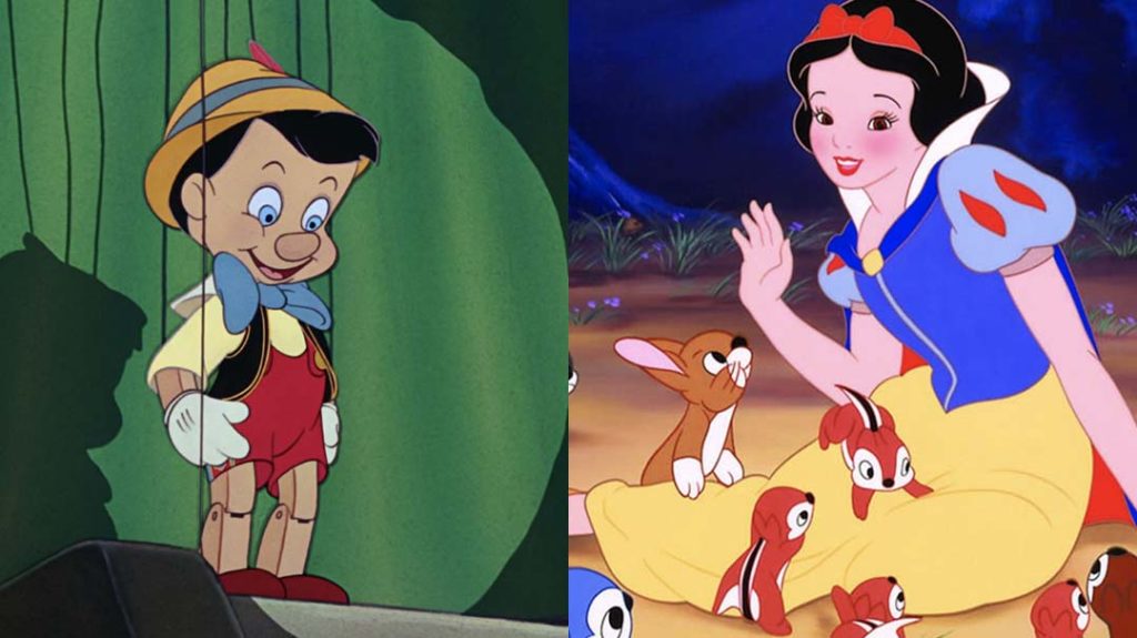 Blancanieves y Pinocho · Disney