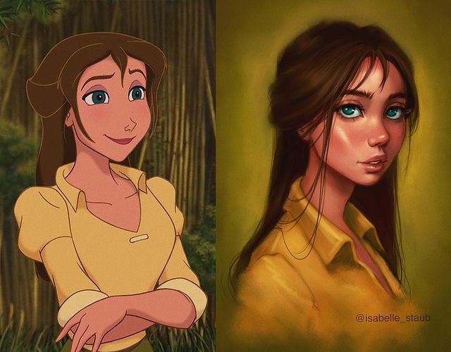 Personajes Disney · Por Isabelle Staub