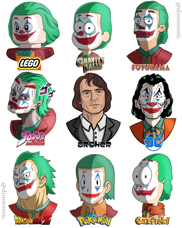 Versiones alternativas de Joker · Por Dino Tomic