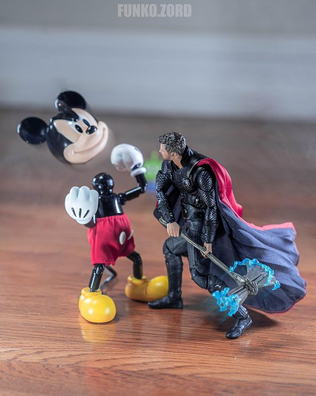 Escenas Disney con figuras de acción · Por zord.photography