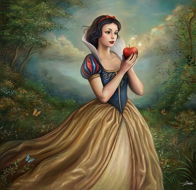 Princesas Disney Renacentistas · por Dim Draws