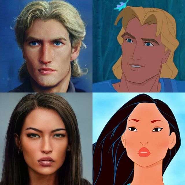Personajes Disney realistas por Darky Artist