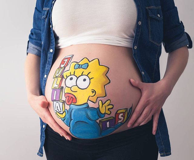 Body Paint para embarazadas, por Fátima Carrión