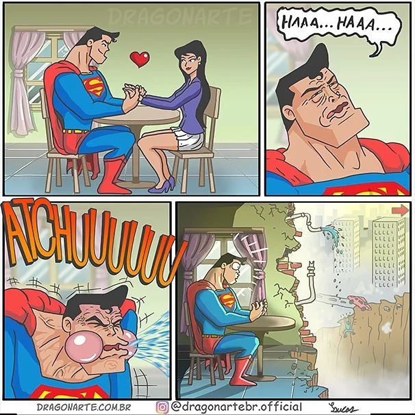 Viñetas de Superman · Por Dragonarte