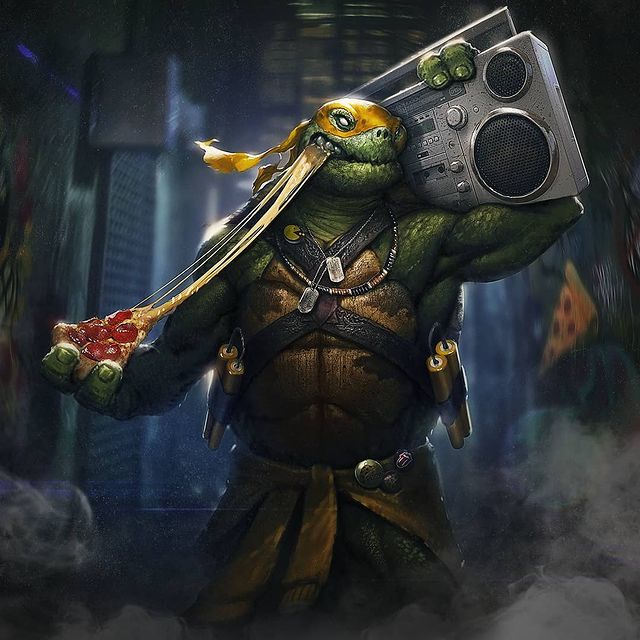Tortugas Ninja por Alex Borsuk