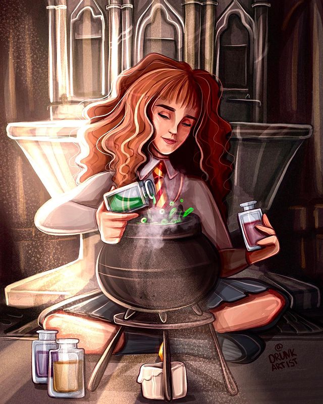 Caricaturas animadas Harry Potter · Por drunkartist