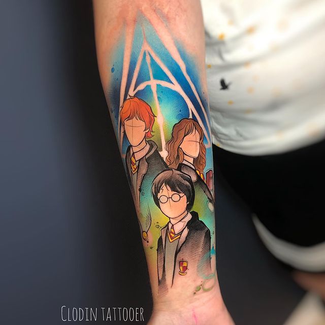 Tatuajes de Harry Potter · Por clodin_93