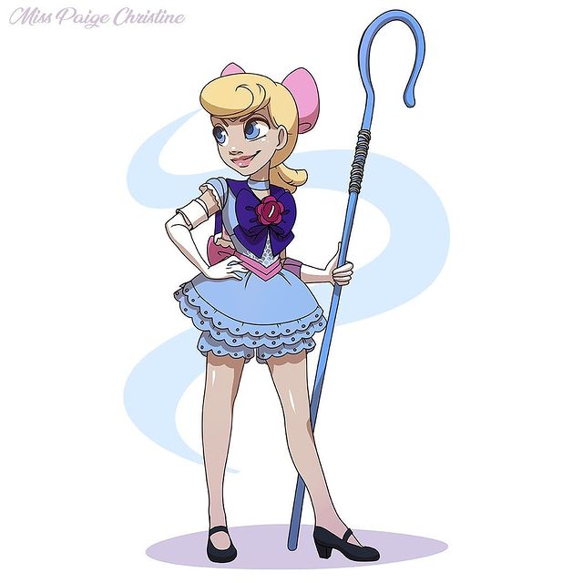 Princesas Disney como Sailor Moon · Por misspaigechristine