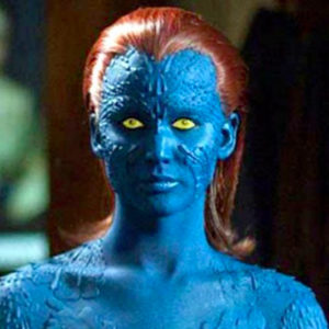 Jennifer Lawrence como Mística en X-MEN
