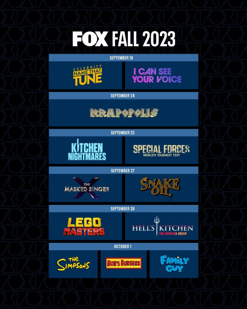 Estrenos Fox otoño 2023