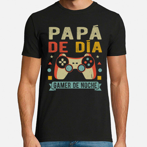 Camiseta para padre fan de los videojuegos · La Tostadora