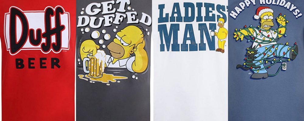 Camisetas Simpsons Portada