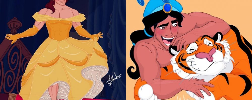 Princesas Disney versión masculina