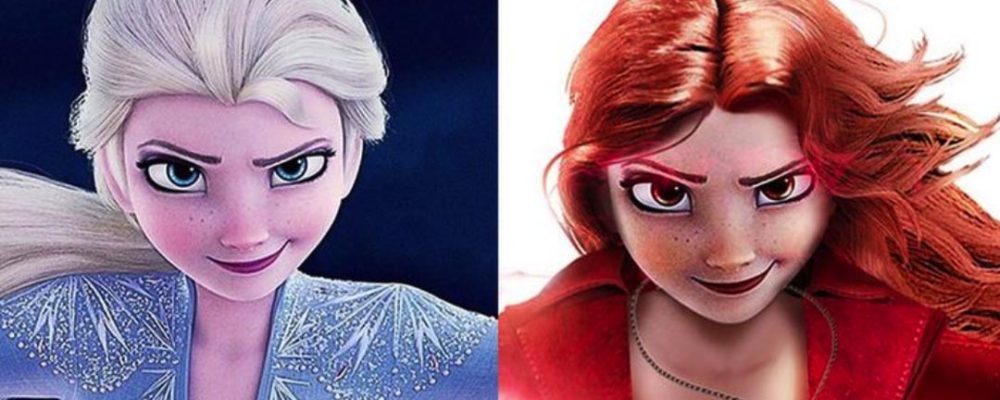 Personajes Frozen como héroes Marvel · Por Samuel Chevé